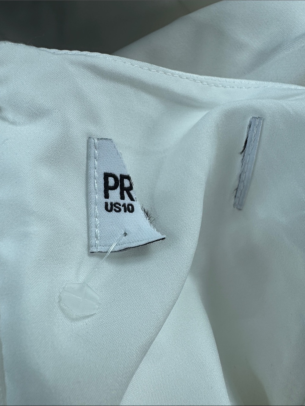 Princess Polly Mariza Dress White Square Neck Cap Sleeve US 10,8,2 - Picture 9 of 9